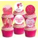 24 x Pre-Cut Barbie 4 Edible Stand up Wafer/Rice Paper Cupcake Cake Toppers Birthday Party Pink Decorations (Barbie 4) - Buy Online on GoSupps.com