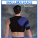 Buy Single Shoulder Brace - Black - Large/X.Large for Right Hand | International Shipping Available - Buy Online on GoSupps.com