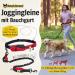 Dog Lover Jogging Line with Belly Belt - Red Running Leash for Medium & Large Dogs up to 70kg | Elastic Damping Reflective Design | Hands-Free for Jogging Walking Cycling & Hiking - Buy Online on GoSupps.com