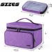 Luxja Sewing Accessories Organizer with 2 Detachable Clear Pockets - Purple Sewing Supplies Organizer (Patent Design) - Buy Online on GoSupps.com