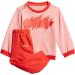 adidas Baby Boys Lin Jogg Ft Tracksuit 68 (3/6 Months) - Rosglo / Roalre - Buy Online on GoSupps.com
