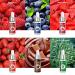 Nomeca Food Flavoring Oil Set - Fruit, Vanilla, Cream, Chocolate, Strawberry, Candy Flavors for Baking, Cooking, Lip Gloss - Water & Oil Soluble - 6x .2 Fl Oz Bottles with Dropper - Buy Online on GoSupps.com