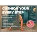 Soft Gel Ball of Foot Cushions - Reusable Honeycomb Metatarsal Pads for Women | Gel Insoles for High Heels & Comfort - Buy Online on GoSupps.com