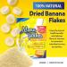 Prebiotic Nana Flakes 100% Pure Banana Flakes Medical Food Powder Decrease Fat Intake & Natural Remedy for Diarrhea & Heart Burn - Great Source of Fiber - Single Serve (100 Packets) Prebiotic 100 Single Serve Packets - Buy Online on GoSupps.com