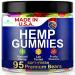 Healthergize Hemp Gummies for Sleep Support Gummy Bear Edibles Peace and Relaxation-Made in USA