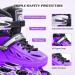 METROLLER Adjustable Inline Skates | Light Up Wheels | Beginner Skates for Kids & Adults | Purple | Sizes 4-7 US - Buy Online on GoSupps.com