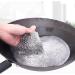 Premium 316L Stainless Steel Chainmail Scrubber for Cast Iron Pans - 4x4 inch - Ideal for Skillets, Woks, Pots, Pans, and Glassware - Buy Online on GoSupps.com