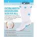 2 Pairs Super Width Diabetic Socks for Swollen Feet | Non-Slip Hospital & Bariatric Socks | One Size Tall Plus Size Comfort - Buy Online on GoSupps.com