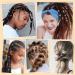 Melliex 70-Piece Dreadlocks Jewelry Set | Aluminum Hair Rings for Braids | Adjustable Woven Hair Accessories for Men & Women - Silver - Buy Online on GoSupps.com