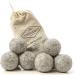 8 Pack Dark Wool Dryer Balls Wool Dryer Balls Reusable Natural Fabric Softener Organic Dryer Sheets for Laundry Cut Energy Costs - Buy Online on GoSupps.com