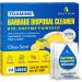Garbage Disposal Cleaner and Deodorizer - 24-Count (6-Month Supply) Foaming Lemon Scented Kitchen Sink Freshener Pods & Drain Odor Eliminator Disposer Care by Bastion