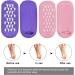 Jinlaili Moisturizing Gel Socks - 2 Pairs of Soft Spa Socks with Vitamin & Oil Infusion for Dry Skin Repair | 21.5 cm - Buy Online on GoSupps.com