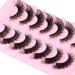 Ruairie 20MM 8D Dramatic Fluffy False Eyelashes Pack - 7 Pairs Wispy Cat Eye & Fox Eye Lashes - Buy Online on GoSupps.com