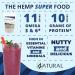 Hemp Hearts - 100% Pure Hemp Hearts - Raw Shelled Hemp Seeds (1 Pound) - Buy Online on GoSupps.com