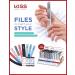 Kiss File Set 180/600 Grit - Pack of 12 | All Purpose & Smoother for Nails - Buy Online on GoSupps.com