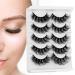 Sibba 5 pair more layer Ige eyelashes wrong eyelashes dramatic 20 mm faux nerz eyelash pack wispy long thick cried volume fluffy eyelash extension stripes eyelashes