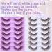 ALPHONSE Brown Strip Dark Brown False Lashes 7 Pack - Short Wispy Natural Look D Curl Extensions - Buy Online on GoSupps.com