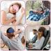 Soft Silk Sleep Masks - 4 Pack Eye Covers for Travel & Night Sleep | Black Grey Navy Pink - Buy Online on GoSupps.com
