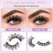 Buy 7 Pairs Fluffy Colorful D Curl Mink False Lashes | 3D Rainbow & Fox Eye Lashes for Cosplay - International Shipping Available - Buy Online on GoSupps.com