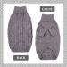 Hjumarayan Warm Dog Sweater - Simple & Elegant Gray Sweater for Small Dogs - Perfect Fit for Chihuahuas (Size S) - International Shipping Available - Buy Online on GoSupps.com