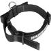 Julius-K9 Colour and Gray Fur Collar with Handle | Durable, Easy to Clean, Water Resistant | 40 mm (38-53 cm) Black-Gray | Safety Lock and Interchangeable Patch - Buy Online on GoSupps.com
