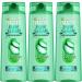 Garnier Fructis Pure Clean Purifying Shampoo, Silicone-Free, 12.5 Fl Oz, 3 Count (Packaging May Vary) 12.5 Fl Oz (Pack of 3)