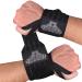 Bear Grips Wrist Wraps for Weightlifting Men, Wrist Straps for Weightlifting, Powerlifting Wrist Wraps, Weight Lifting Wrist Wraps for Women, Wrist Support for Weightlifting, Lifting Wrist Straps 12" Extra Strength: Black