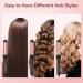 Shop 2 in 1 Flat Iron Hair Straightener & Curling Wand - Portable Double Voltage 430 F Titanium - Perfect for Travel - Rose Gold - Buy Online on GoSupps.com