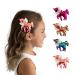 Summer Crystal Unicorn Alligator Hair Clips For Women and Girls - Birthday Daily Holiday Party and Gift (4Pcs Sequins MHHP)