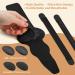 Arch Support Strap for Plantar Fasciitis Relief - Non-Slip Wearable with 2 Pairs of Adjustable Arch Pads for Flat Feet & High Arches - Black - Buy Online on GoSupps.com
