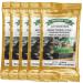 Organic Multi-Grain 5 Individual Packs of 22.5 Grams - Cat Grass Seed Pack - Featuring A Blend of Oats Wheat Rye and Barley