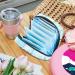 Large Seafared Storage Bags for Women's Bandages & Menstrual Cup - Multi-Colored Zipper Pouch for Tampons & Periodic Inserts - Buy Online on GoSupps.com