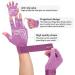 Duerer Arthritis Compression Gloves with Straps - Fingerless Support for RSI Carpal Tunnel & Hand Pain in Purple - Ideal for Men & Women - Buy Online on GoSupps.com