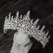 SWEETV Crystal Wedding Tiara - Royal Queen Crown for Women - Rhinestone Princess Tiara Hair Accessory for Quinceanera, Pageant, Prom - Audrey Silver - Buy Online on GoSupps.com