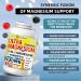 Magnesium Supplement 420mg for Sleep Support Muscle Recovery with Vitamin B6 and Manganese Glycinate Malate Citrate Oxide Taurinate High Absorption Vegan Gluten Free 120 Capsules Capsules - Buy Online on GoSupps.com