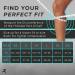 Rymora Leg Compression Sleeve - Calf Support for Men and Women - Pain Relief for Running, Fitness, and Shin Splints - Black, Medium (One Pair) - Buy Online on GoSupps.com