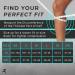Rymora Calf Compression Sleeves for Women & Men - Leg Pain Relief Support for Fitness Running - Black (One Pair) - Buy Online on GoSupps.com