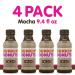 Dunkin Donuts Iced Coffee Mocha 9.4 Fl Oz (Pack of 4) - Refreshing Beverage for Coffee Lovers - Buy Online on GoSupps.com