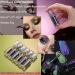 SUSIKEKI Liquid Glitter Eyeshadow Kit - Chameleon Multichrome Metallic Shimmer Eye Shadows for Bold Smokey Makeup - Long Lasting & Quick Drying - Green + Blue (3 & 4) - Buy Online on GoSupps.com