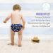 Bambino Mio Reusable Swimming Diaper & Sun Hat Bundle - Leak-Proof Stylish UPF40+ Protection | Whale & Nautical Design | Perfect for Kids 1-2 Years & 2+ Years - Buy Online on GoSupps.com