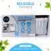 ADK Washing Machine Cleaner Limescale Descaler Detergent & Antibacterial Smells Remover Sachets Keeps Dishwasher and Washing Machines Fresh Cleaning Mould and Smelly Odour (1 Box has 12 Sachets) - Buy Online on GoSupps.com