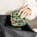MuooouM Cactus Pattern Storage Bag for Women - Portable Menstrual Cup & Zipper Bag for Teens & Girls | 4.7x6.6x6.6 in - Ideal Travel Accessory - Buy Online on GoSupps.com
