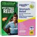 Equate Stomach Relief 262 mg 40 Caplets and Vital Volumes Tips Card | Bundle