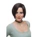 Buy Sexy Dark Brown Asymmetrical Bob Wig for Women | Short Hair Wig - 1248-4 | International Shipping - Buy Online on GoSupps.com