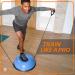 URBNFit Half Balance Ball - Core Stability & Full Body Workout Trainer - Blue | Resistance Bands & Exercise Guide Included - Buy Online on GoSupps.com