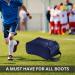 Water-Repellent Soccer & Golf Shoe Bag | Royal Blue Boot Bag for Travel Storage & School - Buy Online on GoSupps.com