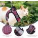 Ankilo Upgraded Harness with Leash Set Escape Proof Dog Vest Harnesses Vest Harnesses with Soft Mesh and Reflective Bands No Pull Small Dog Harness for Cats and Small Dogs (Rose-red S) - Buy Online on GoSupps.com