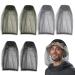 6 Pack Head Net Face Mesh Cover Head Net Mesh Face Cover Protection Head Net Hat Net for Outdoor Fishing Hiking Gardening