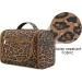 Large Hanging Toiletry Wash Bag Travel Makeup Cosmetic Organizer for Men Women by WANDF (Brown Leopard) - Buy Online on GoSupps.com