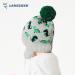LANGZHEN Toddler Kids Infant Winter Hat Earflap Knit Fleece Beanie - Grey-Green Dinosaur Design | 1-2 Years - Buy Online on GoSupps.com